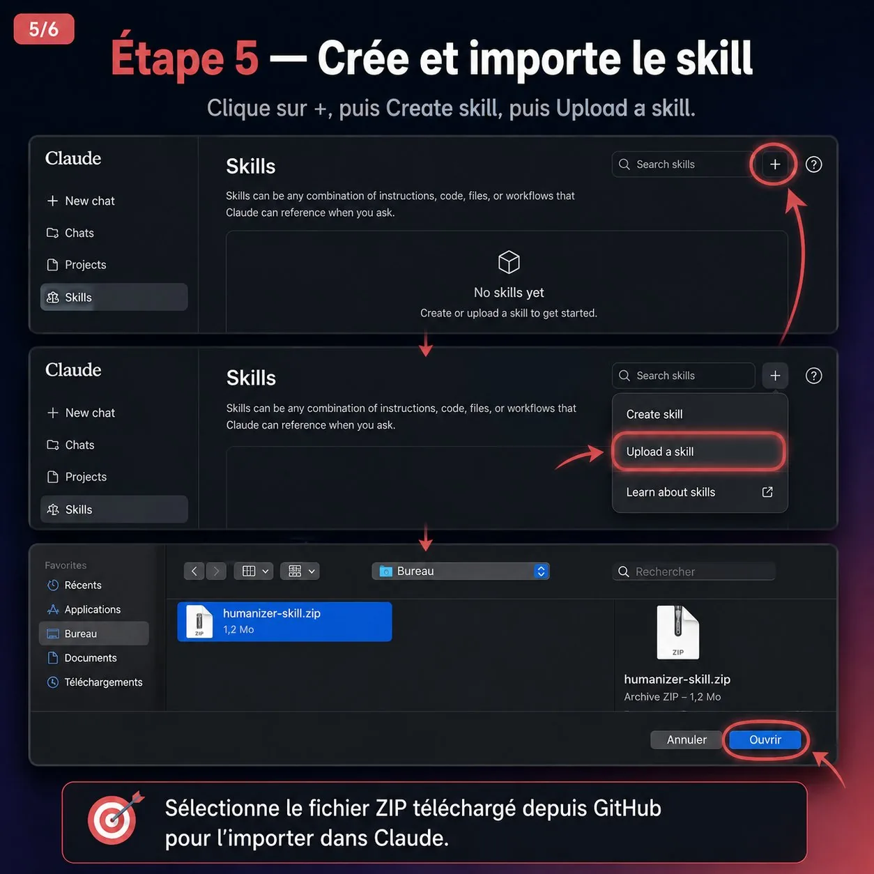 Étape 3 — l'option Download ZIP dans le menu Code de GitHub